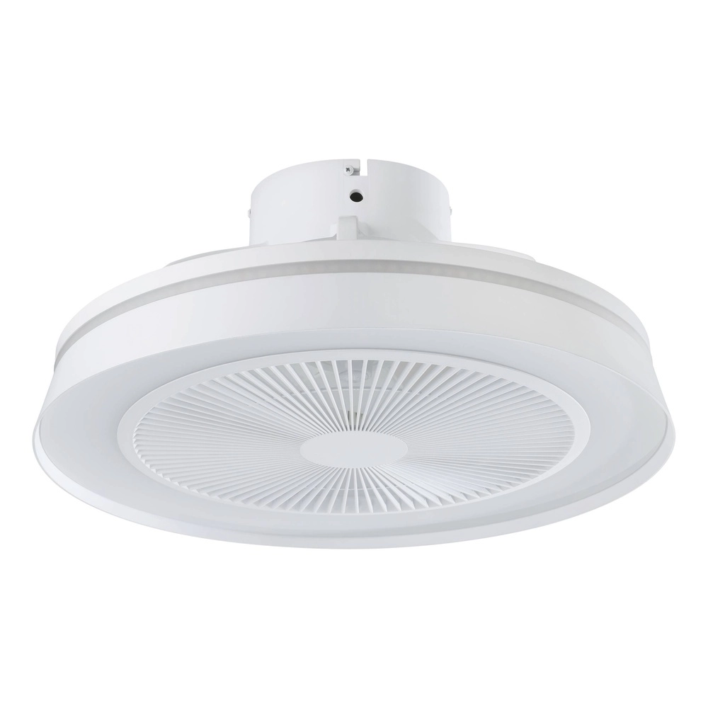 White ceiling fan Vallonia Ø 48cm