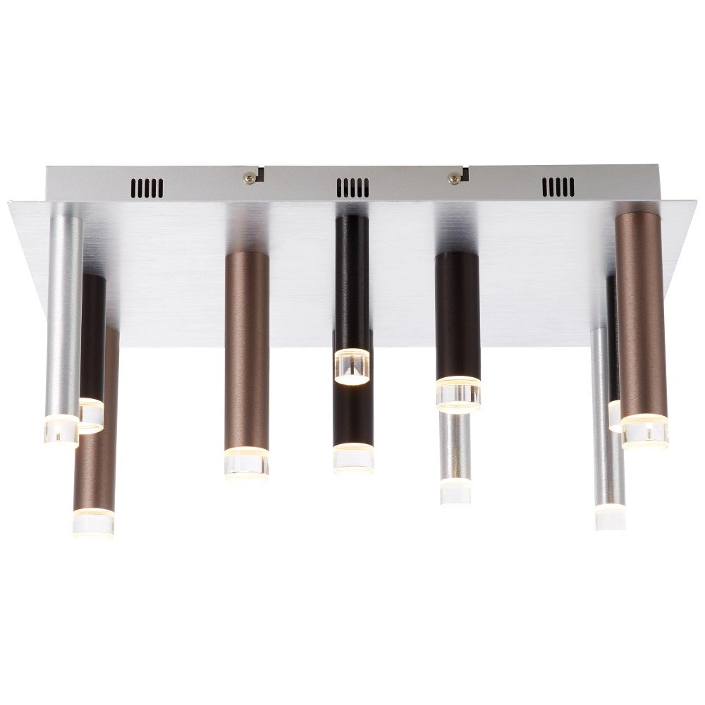 Square ceiling lamp Cembalo with LED Brilliant 4004353342332