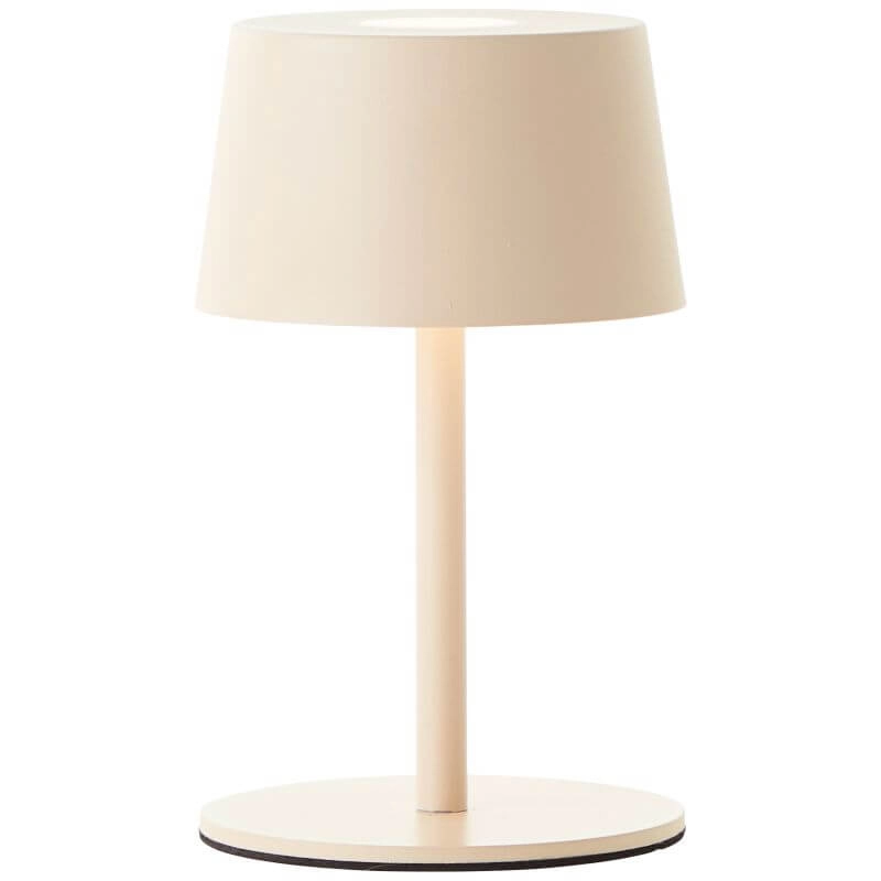 Rechargeable table lamp Jona beige Brilliant 4004353449116
