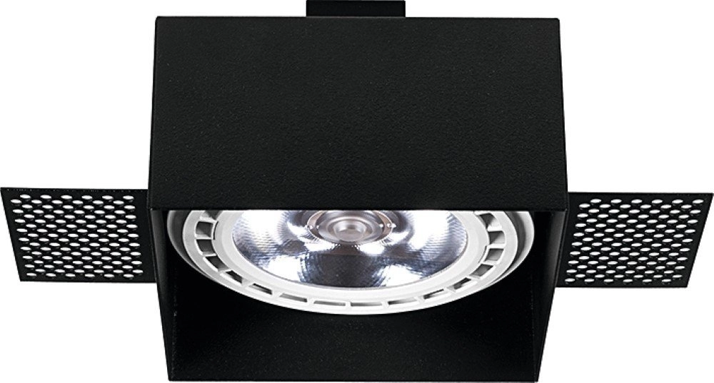 Trimless recessed spot Mod ES111 black