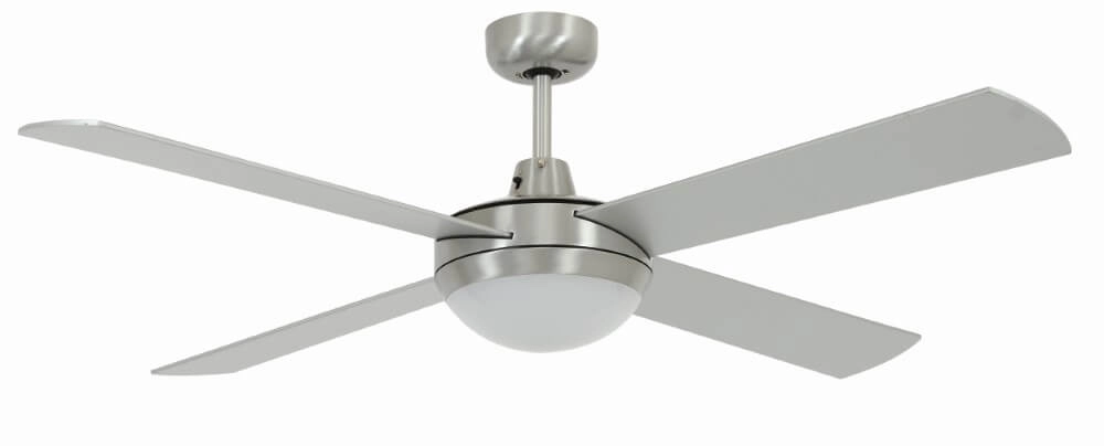 Stainless steel ceiling fan Futura Mood Ø 132cm