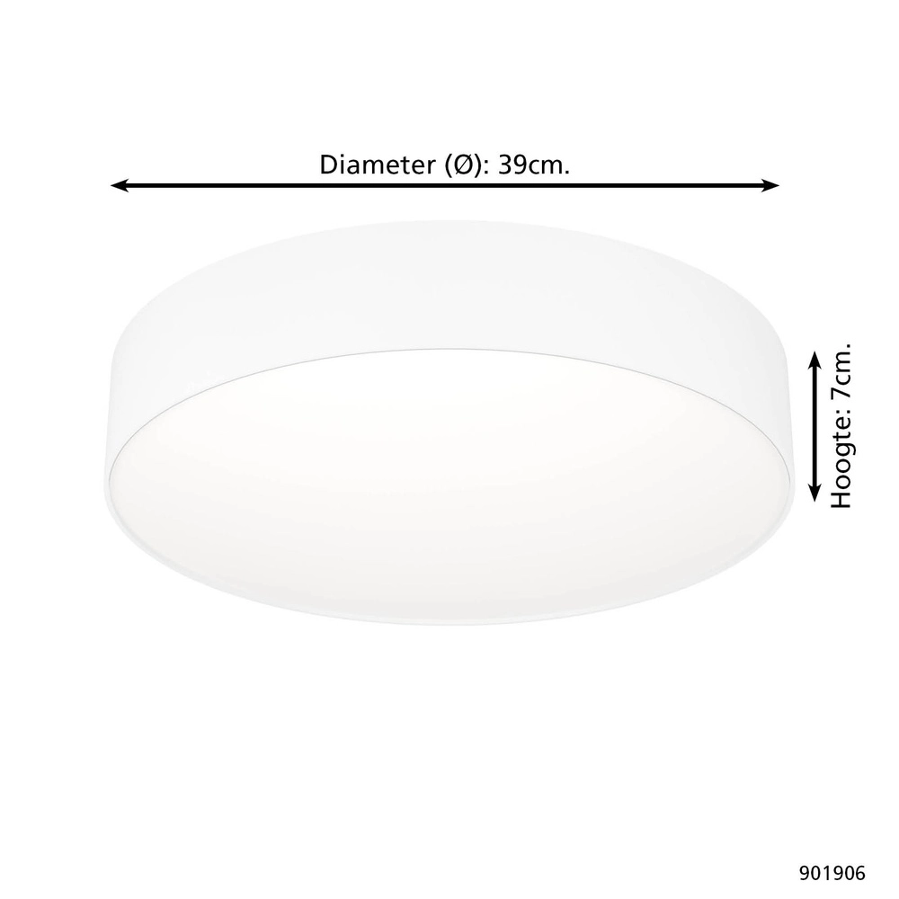 Design ceiling lamp Gallizzi-Z smart white Ø 39cm Eglo 9008606358199