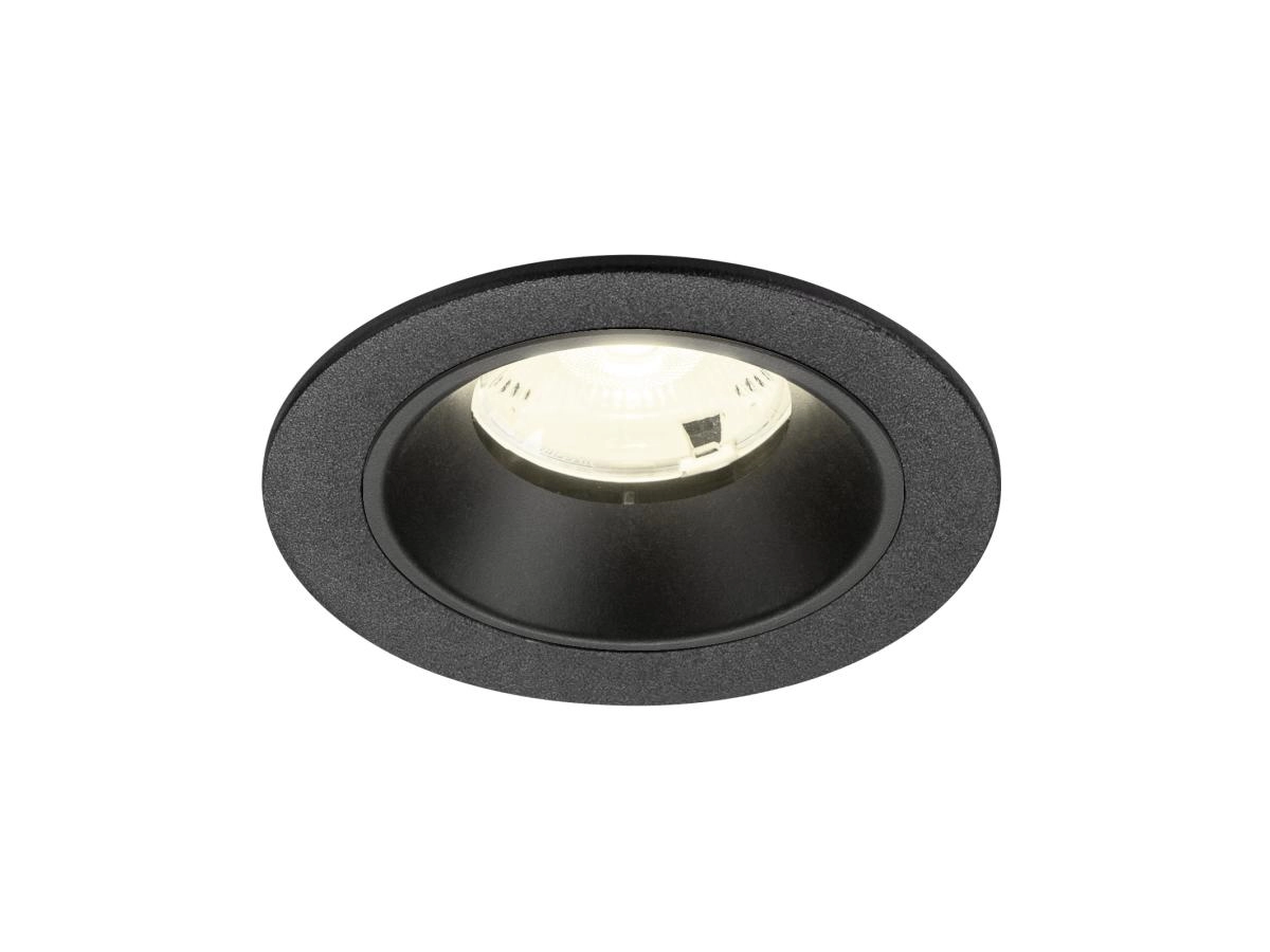 Recessed spotlight Numinos S black 4000K - 20deg