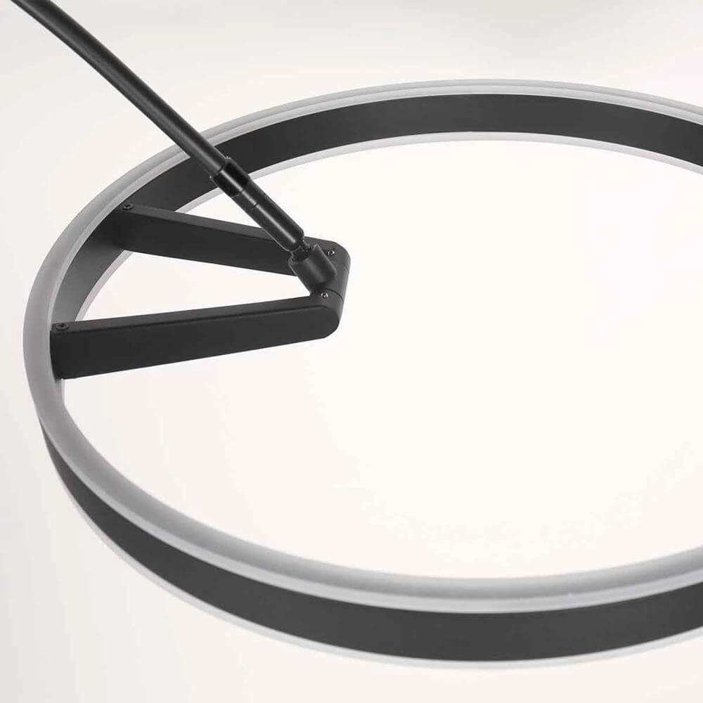 Design arc lamp Ringlux black Steinhauer 8712746176551