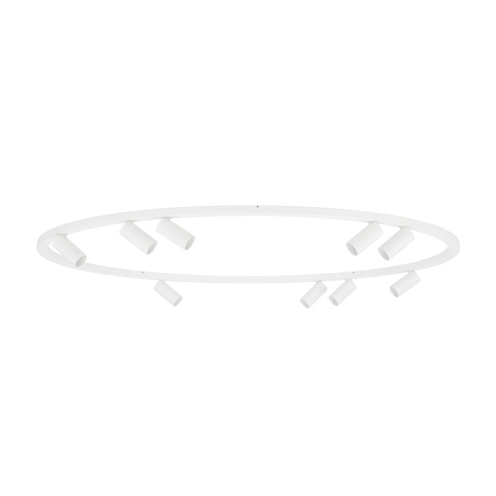 Circle surface-mounted spotlights Fourty 9x GU10 - white Lyora 5903139119511