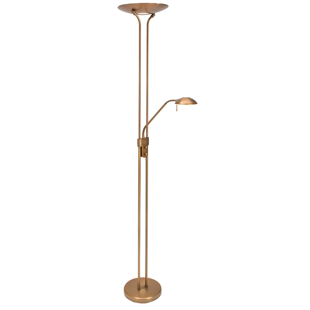 Floor lamp mexlite Up 180cm - 3000K bronze brown