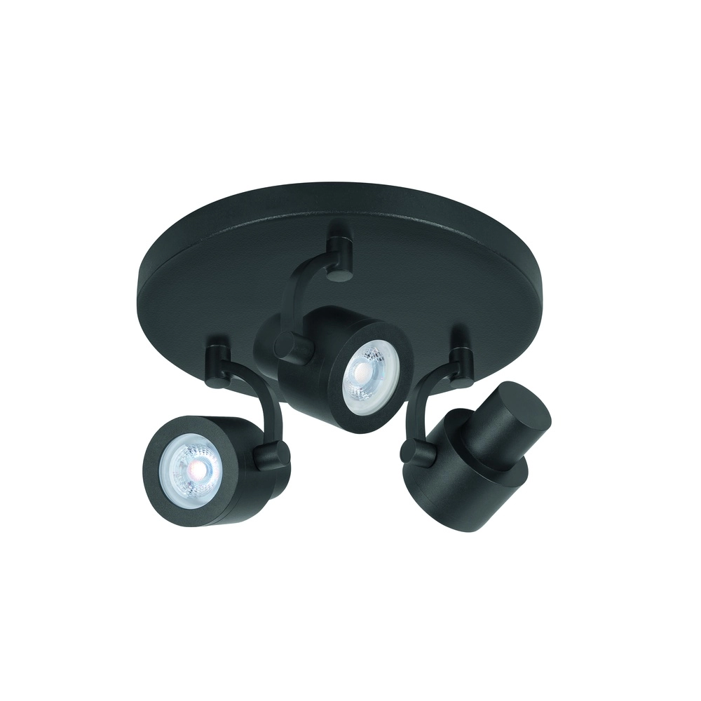 Mockery Alto Black 3-light round