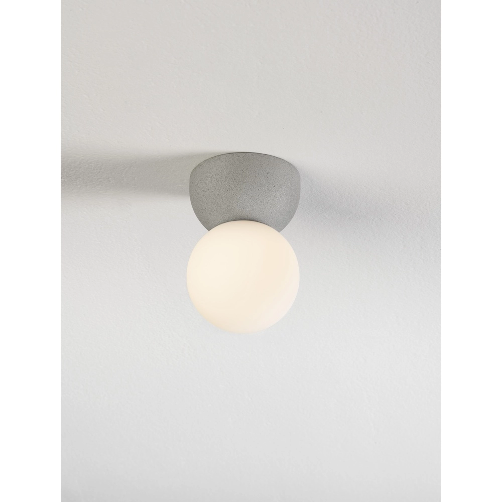 Ceiling lamp Zero concrete gray with white Lyora 5212017464453