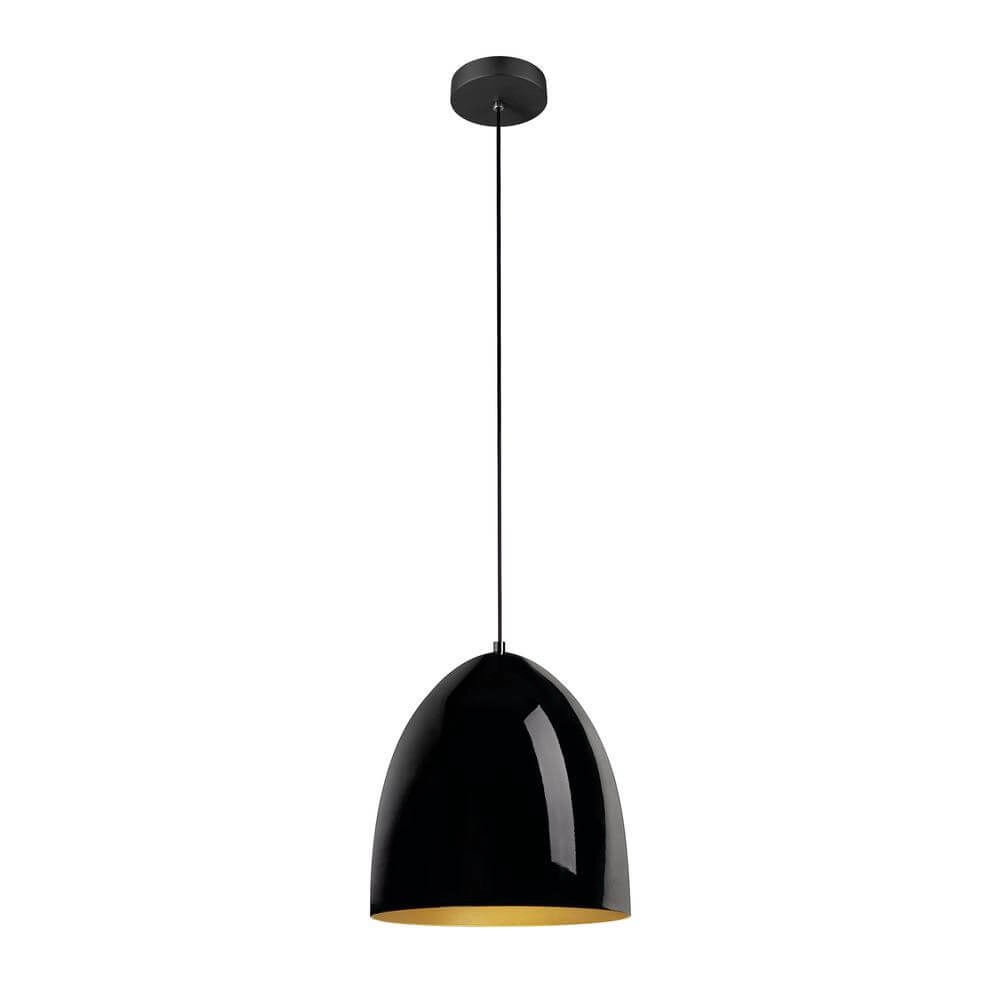 Sleek pendant lamp New Para Cone 30 black Ø 30cm