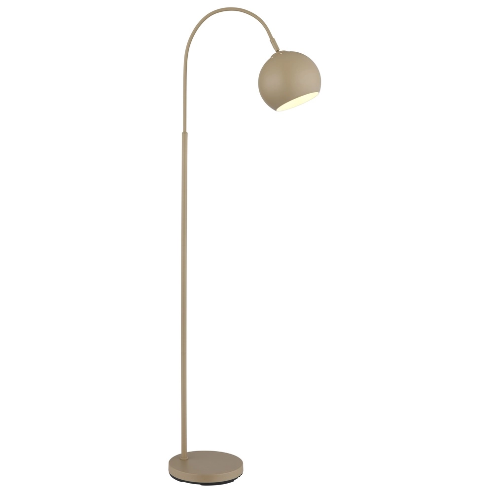 Modern floor lamp Benno sand brown