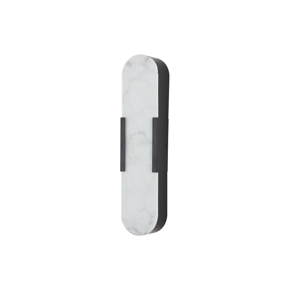 Wall lamp Opaline black 50cm Searchlight 5053423300764