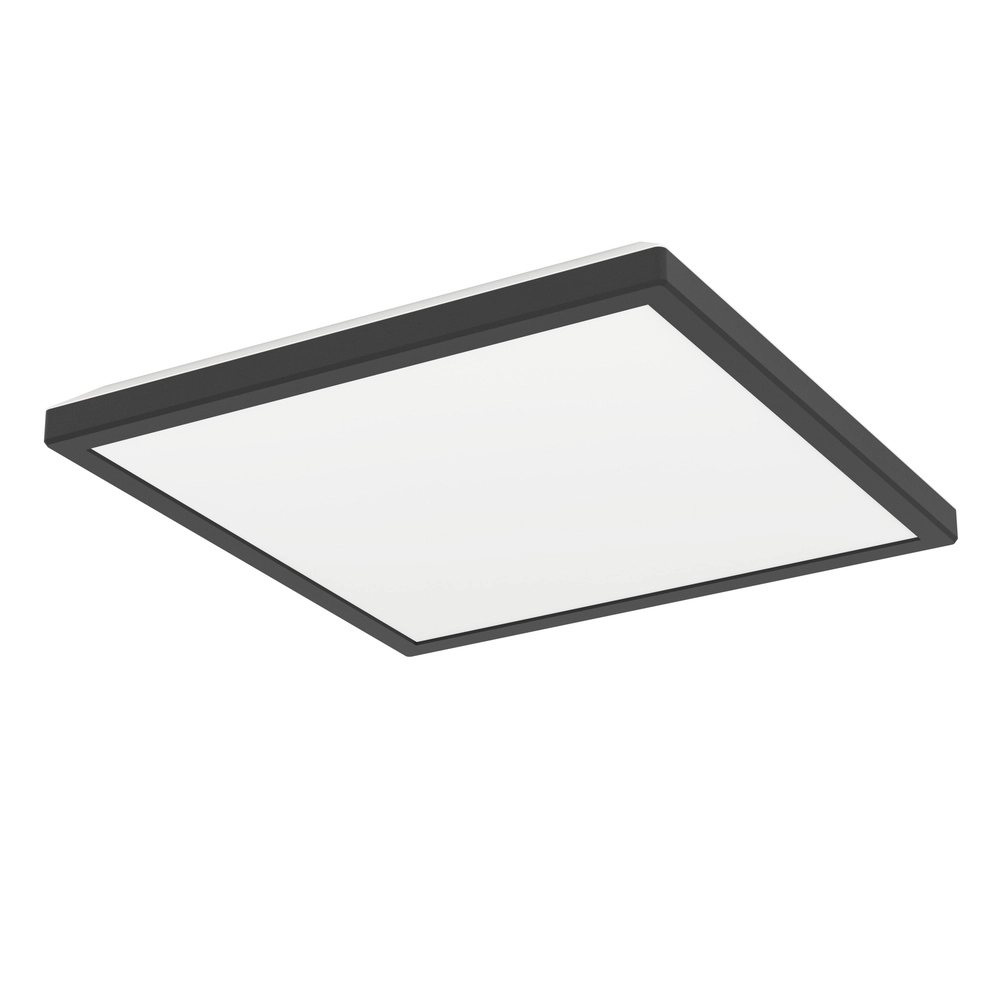 Smart bathroom lamp Rovito-Z Square - Black - 29x29cm