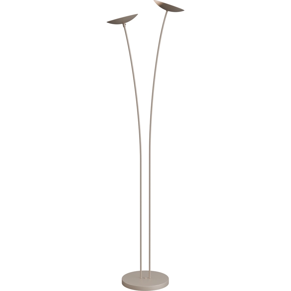 Design floor lamp Scala 2-light beige terra