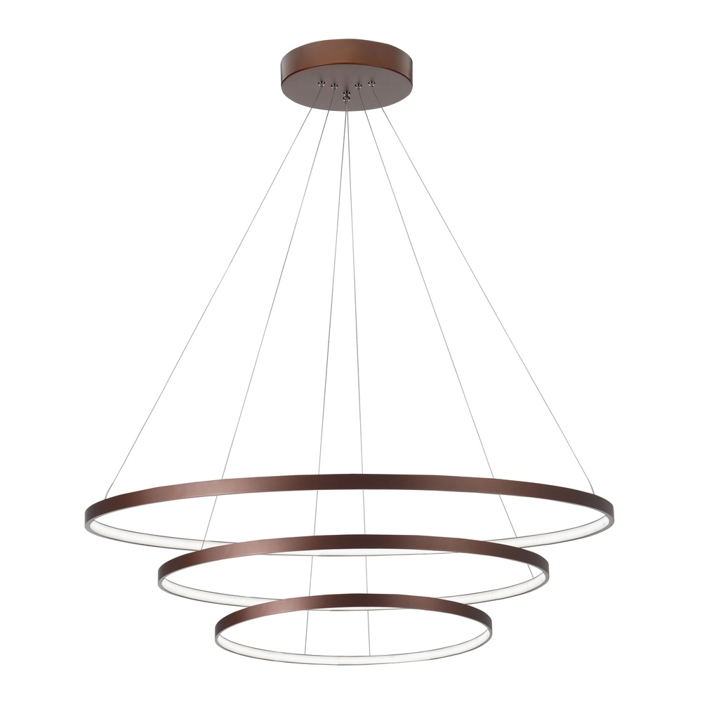 Design pendant lamp Ferrol Coffee Brown Triple Lyora 5212017407238