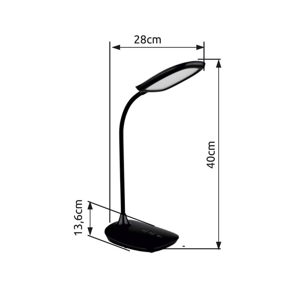 Desk lamp Botal black Globo 9007371453245