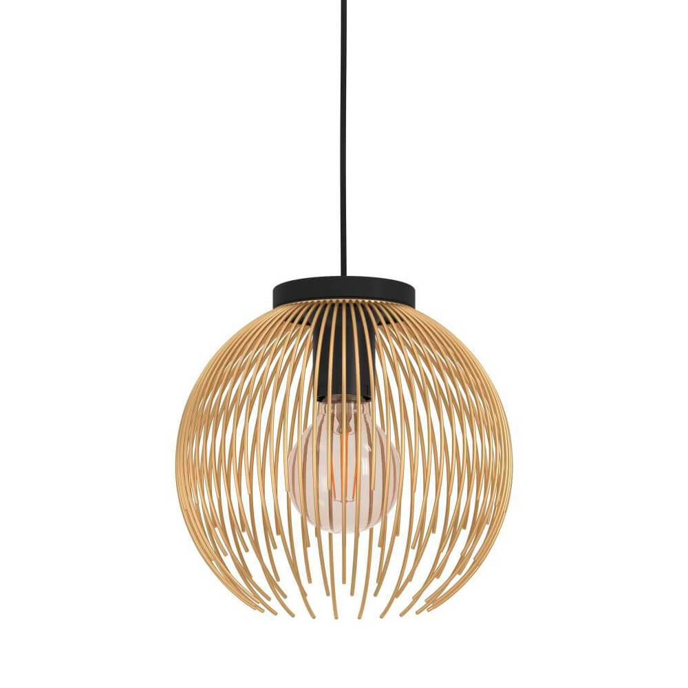 Golden pendant lamp Venezuela Ø 23.5cm
