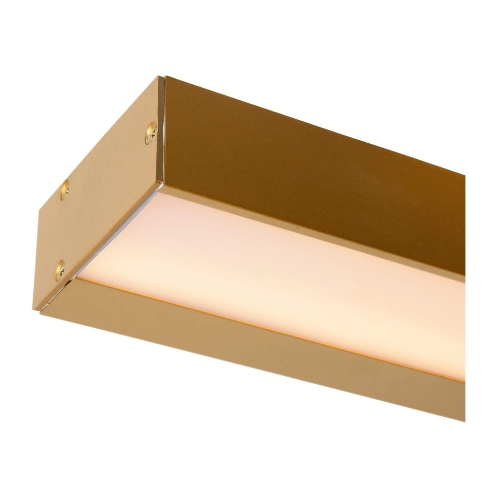 Bathroom wall lamp Alexa 60cm gold - IP44 - 8W Lucide 5411212040510