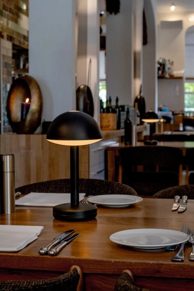Rechargeable table lamp Bug Black Humble 7446023313315