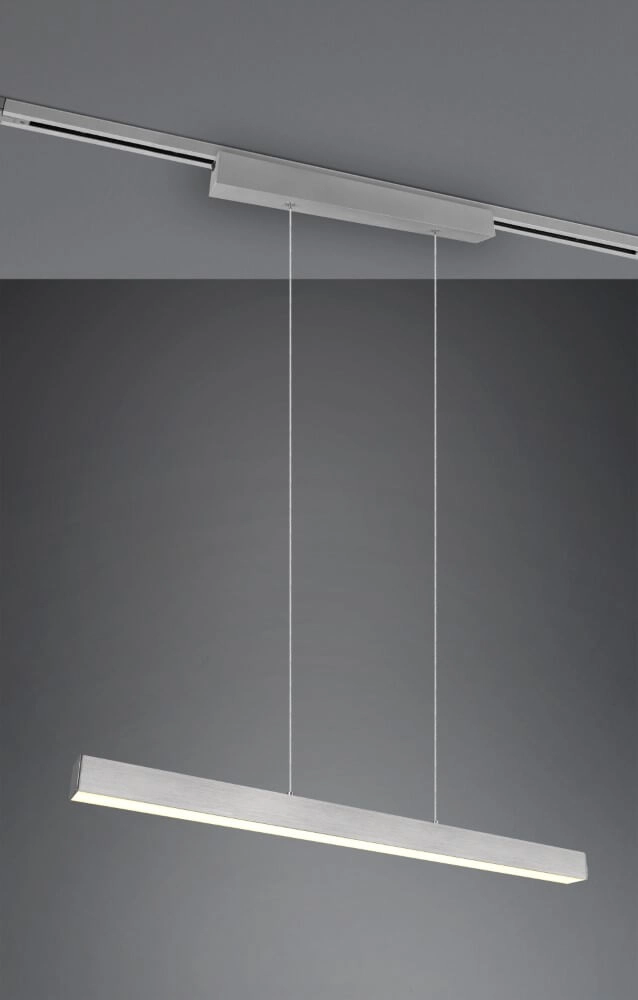 Hanging lamp Paros brushed metal Trio 4017807505955
