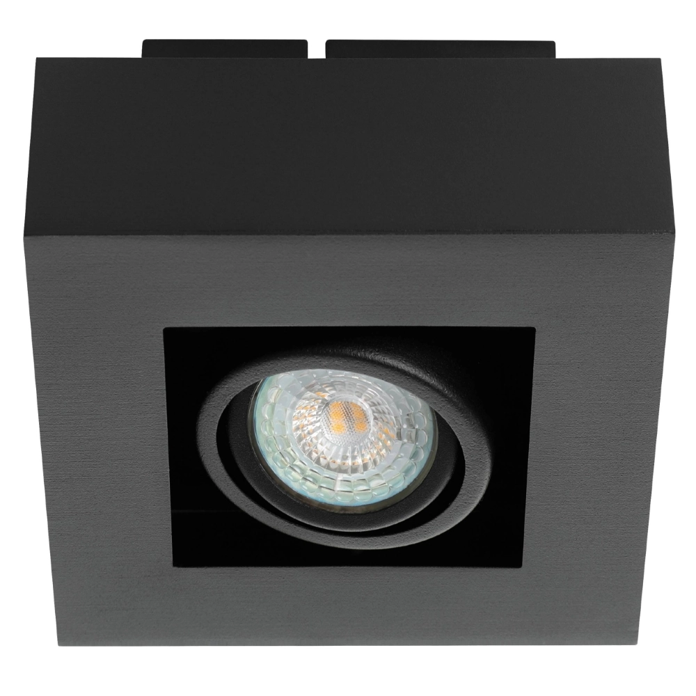 Black surface-mounted spotlight Mendoza ankle Eglo 9002759310622
