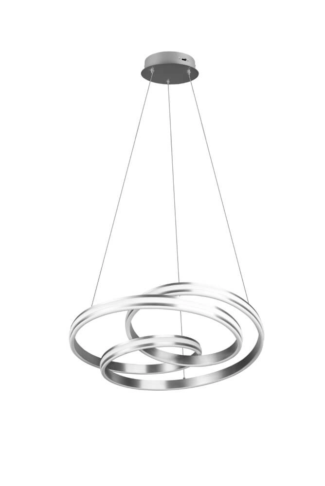 Pendant lamp Nuria 60cm stainless steel