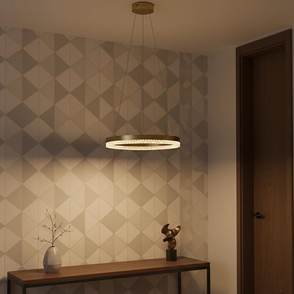 Pendant lamp Adria gold Ø 40cm