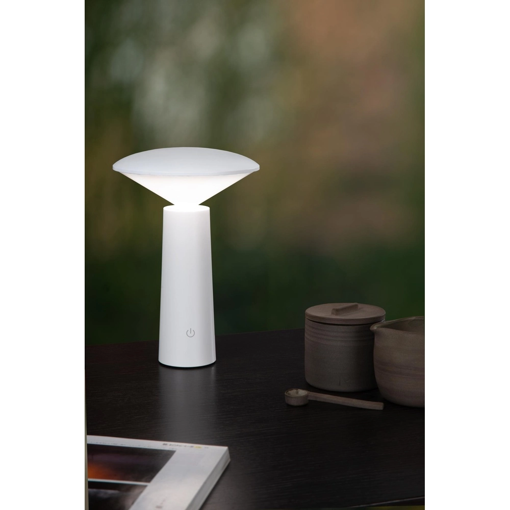 Rechargeable table lamp Jive IP44 white light color adjustable Lucide 5411212021977