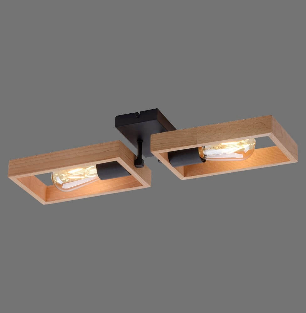 Country ceiling lamp Franky 2-light Just Light 4043689983116
