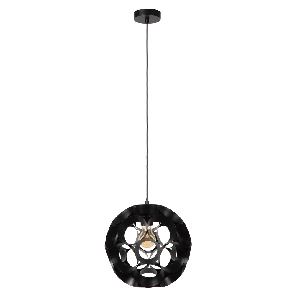 Unique pendant lamp Hannelore Ø 30cm black