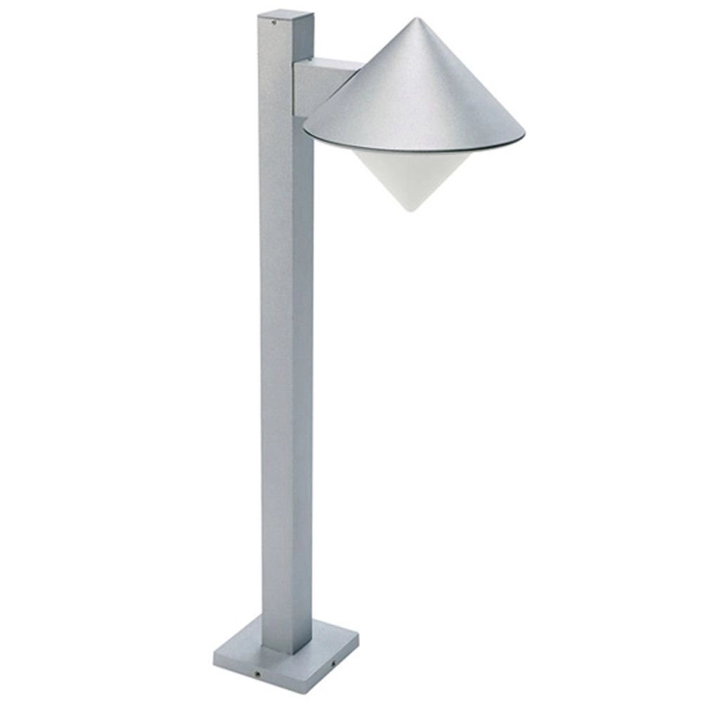 Garden lamp Triangle Silver gray