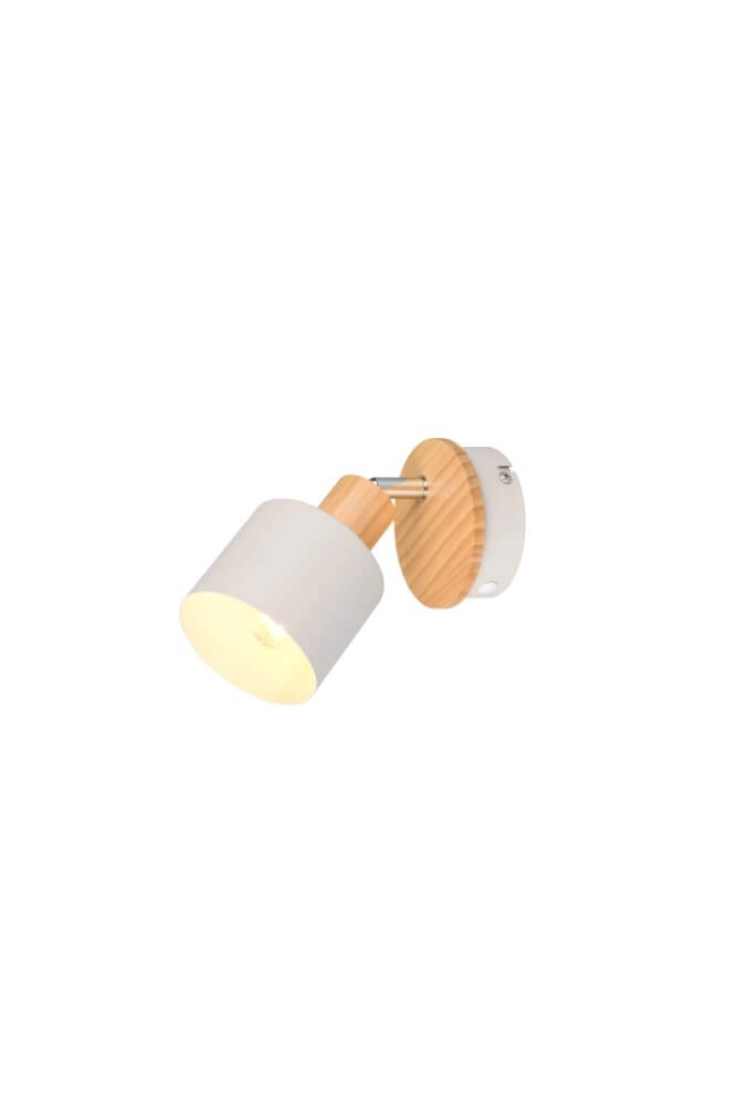 Single ceiling light Shanti with wood look Trio 4017807615715