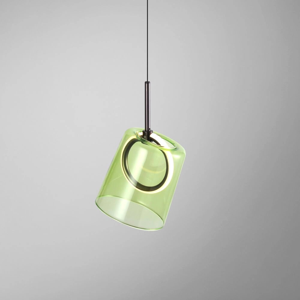 Pendant lamp Zula green Paul Neuhaus 4012248383605