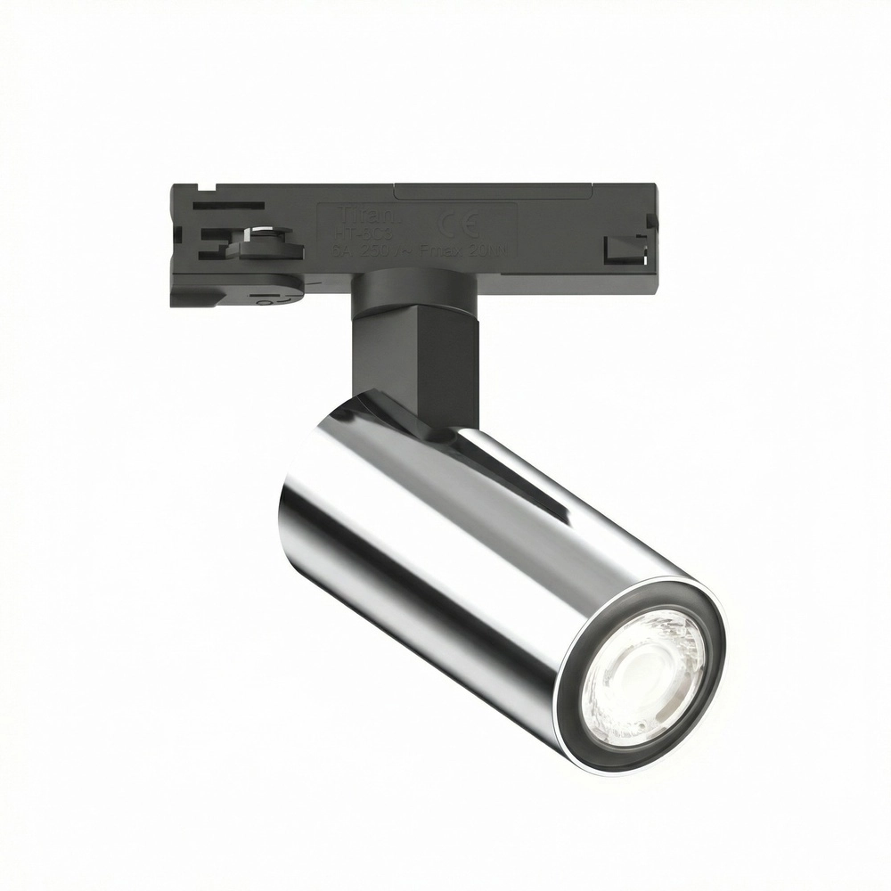 1-phase track spot Tevo Mini black with chrome