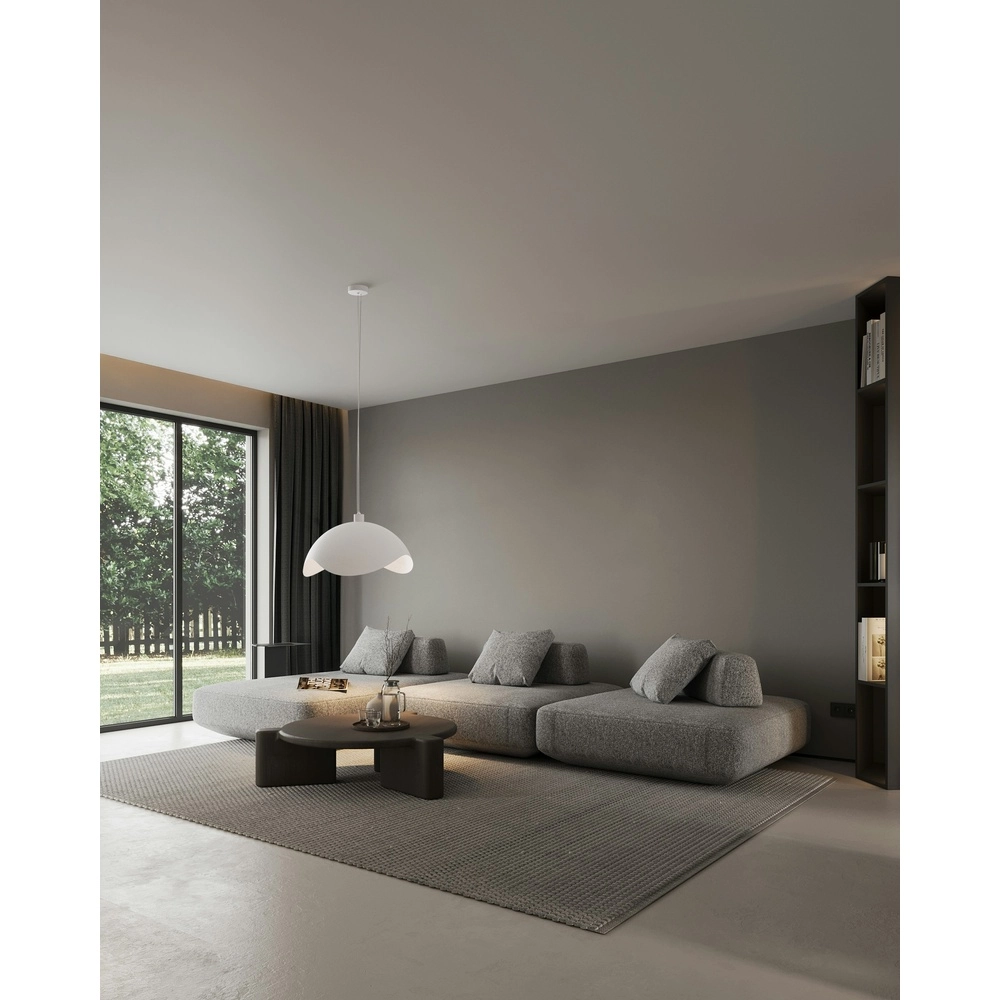 Design pendant lamp Volta Ø60cm - wavy - white Masterlight 8718121191294