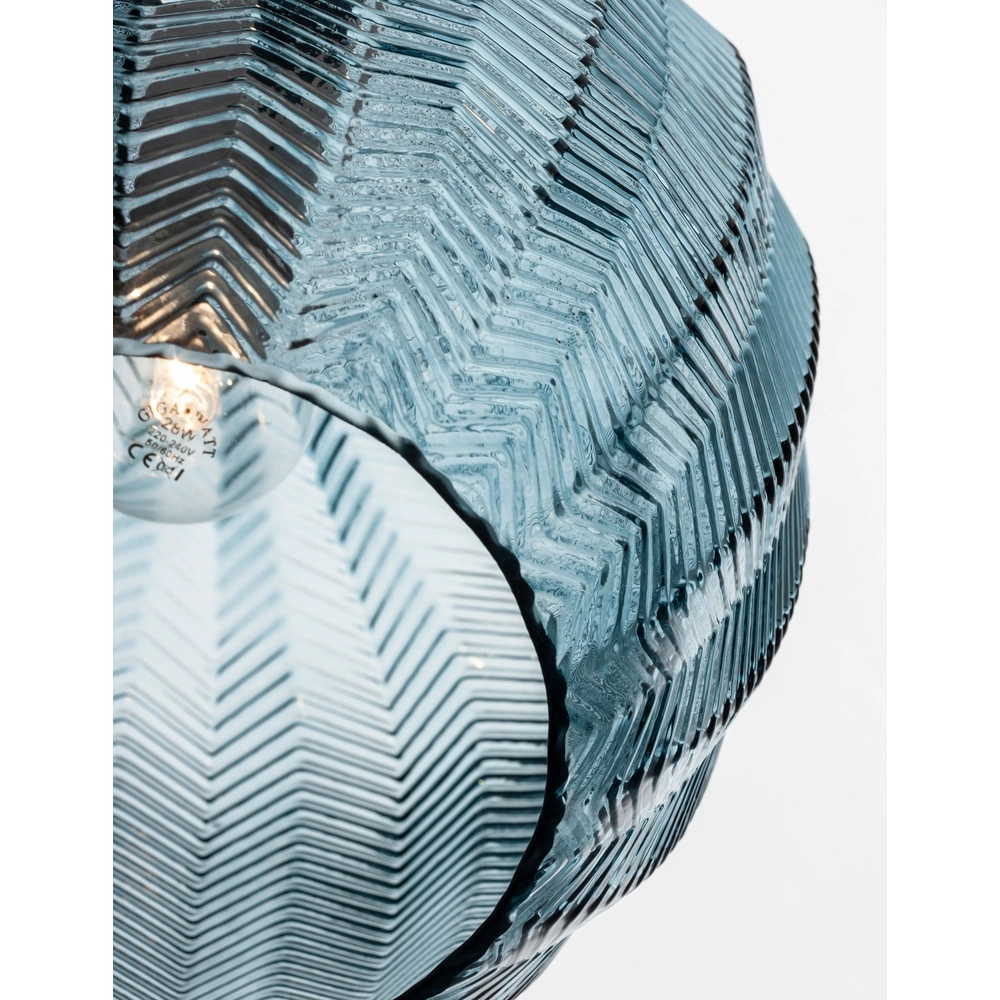 Pendant lamp Loni blue glass Lyora 5212017423061