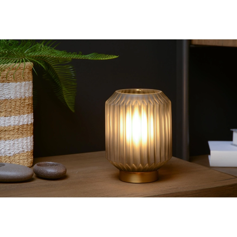Table lamp Sueno grey Lucide 5411212451484