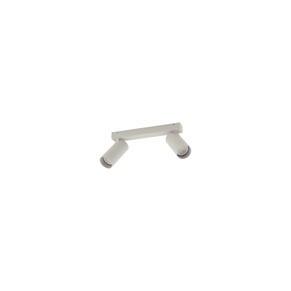 Surface-mounted spot 2x GU10 Fourty light grey Lyora 5903139114370