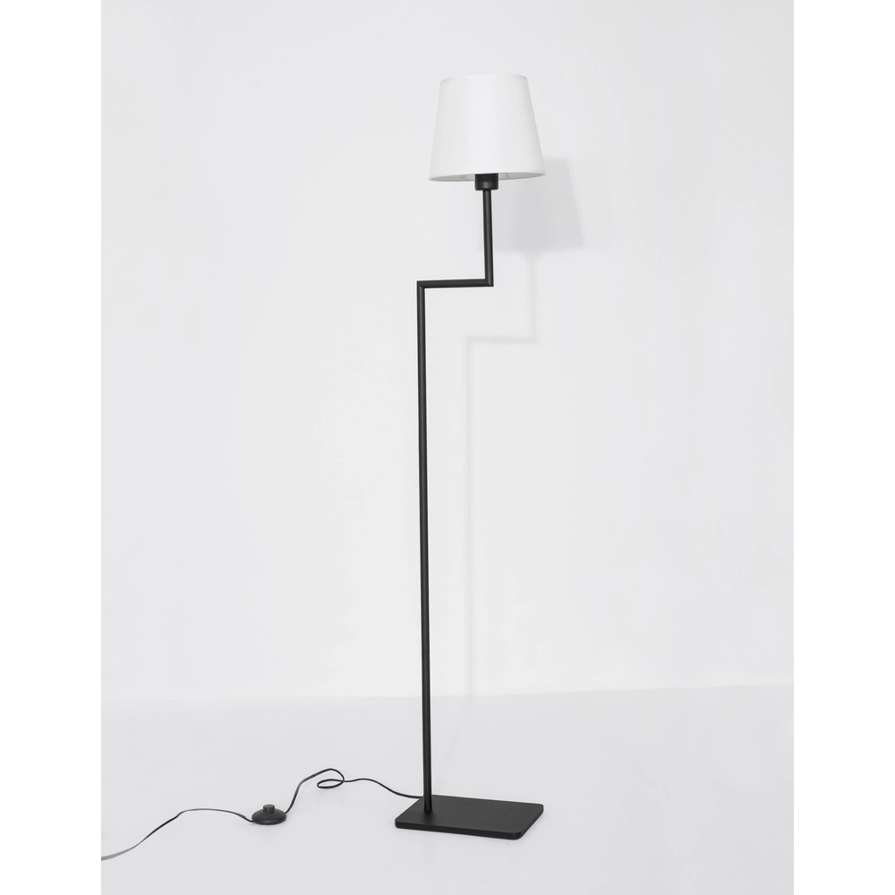 Floor lamp Savona black with white hood Lyora 5212017430199