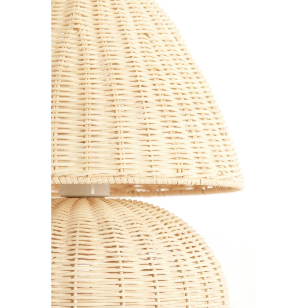 Rattan table lamp Mavon Ø 27,5cm - natural rattan Light & Living 8717807820527
