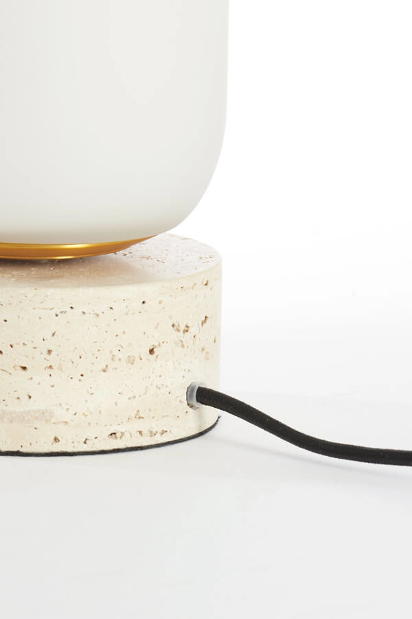 White table lamp Rylano 35cm Light & Living 8717807744908