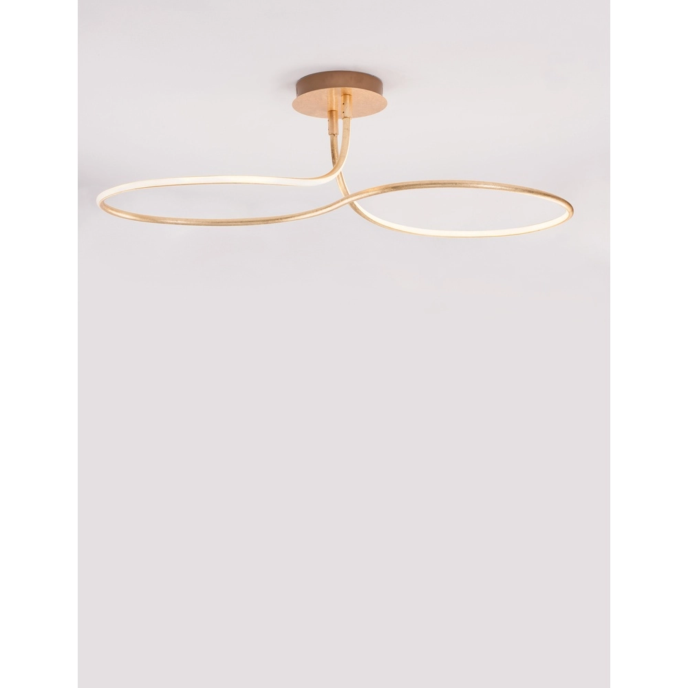 Ceiling lamp Fungo curl gold
