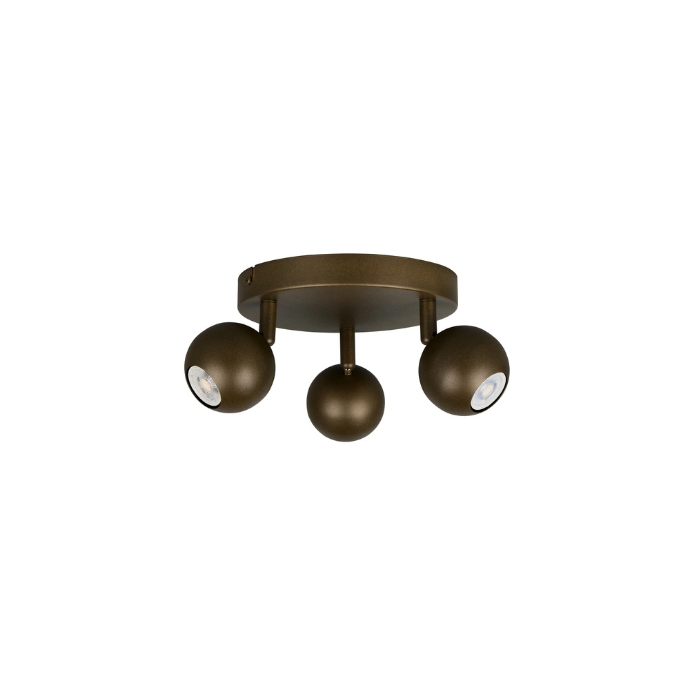 Surface-mounted spot Enaro 3-light platinum