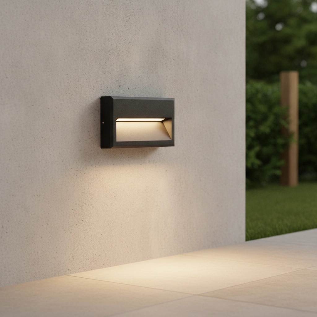 Sleek wall lamp Rio anthracite