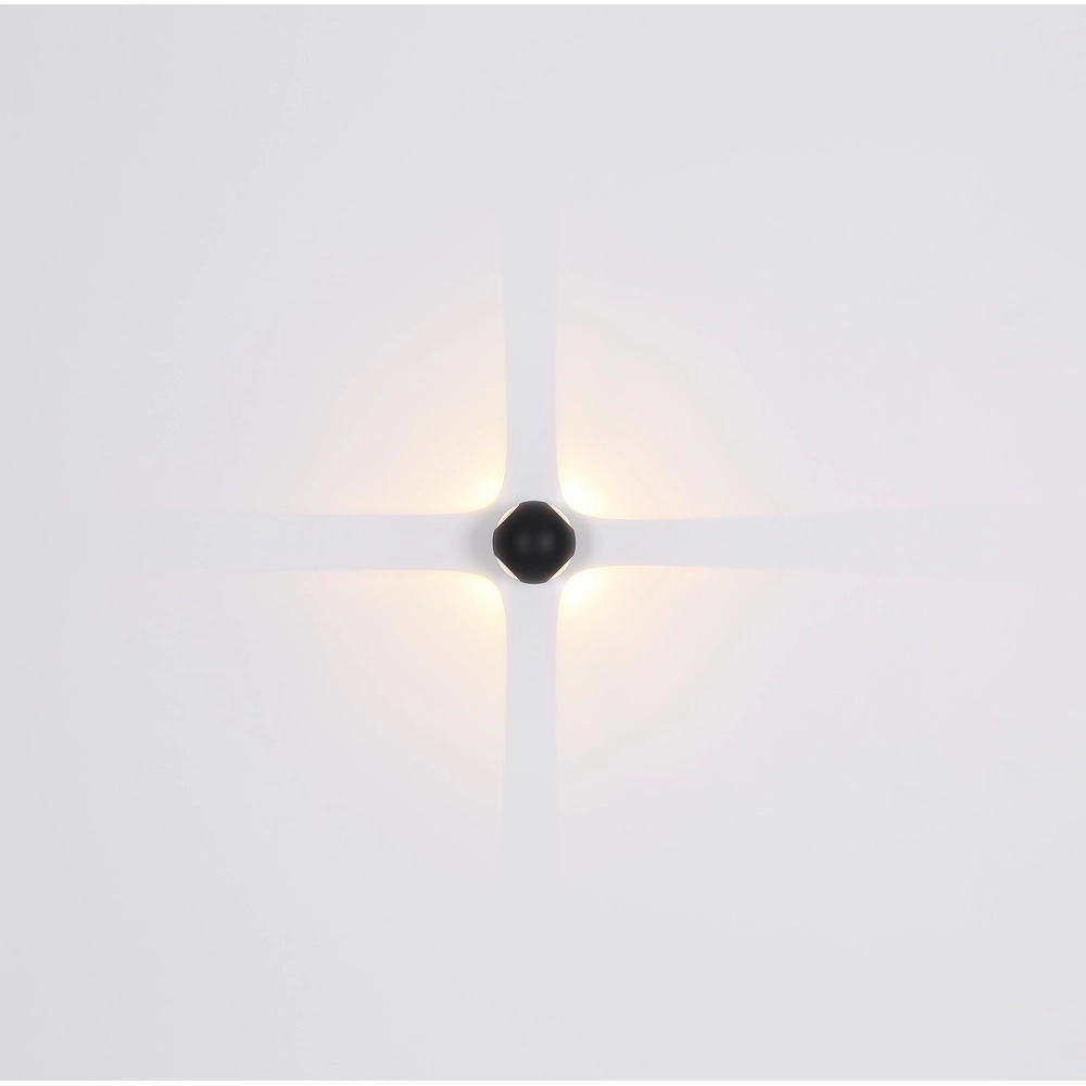 Round wall lamp Slice Black Globo 9007371451036