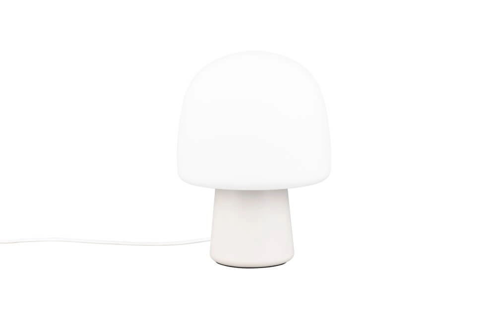 Mushroom table lamp Steen white glass Trio 4017807616484