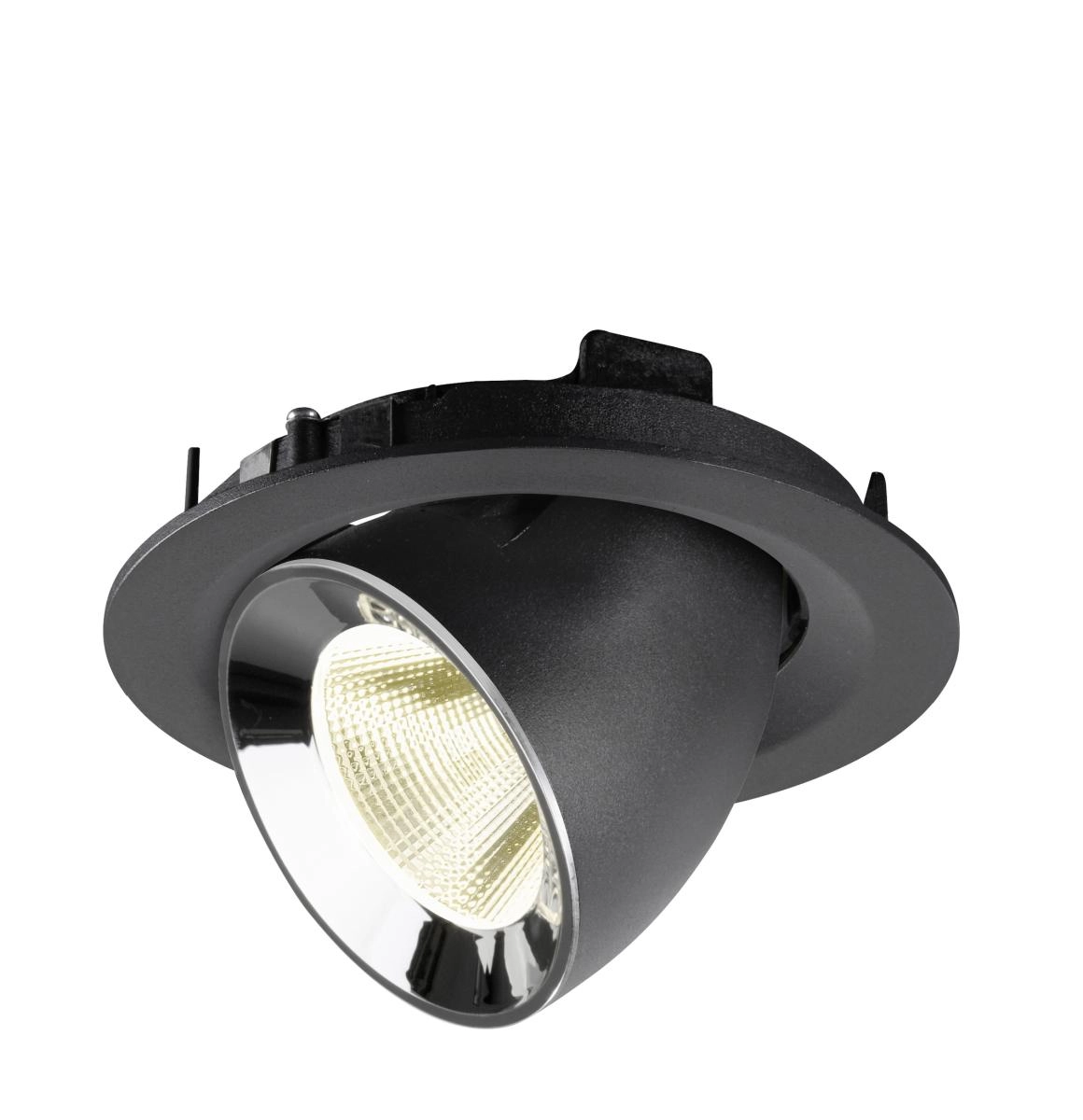 Recessed spotlight Numinos Gimble M black/chrome 4000K - 20deg SLV 4024163311755