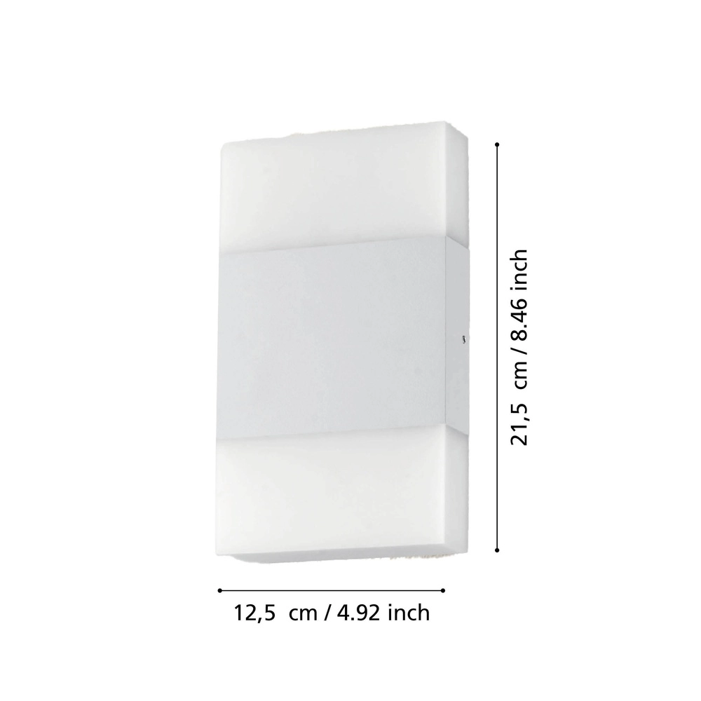 Wall lamp Linosa white Eglo 9002759754570