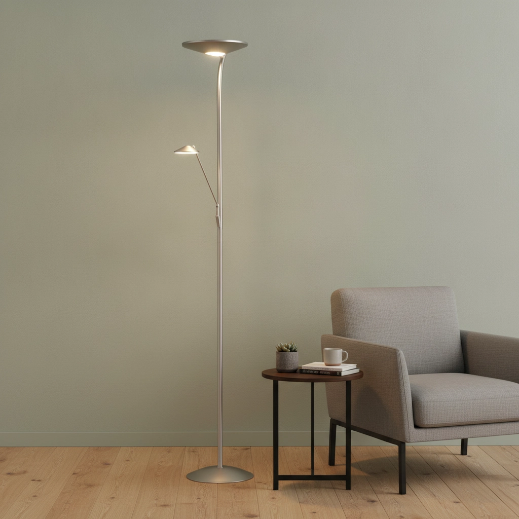 Reading lamp Kopenhagen nickel Ø 29cm
