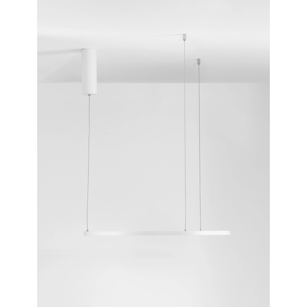 Round pendant lamp Tarquin white Ø 60cm Lyora 5212017438256