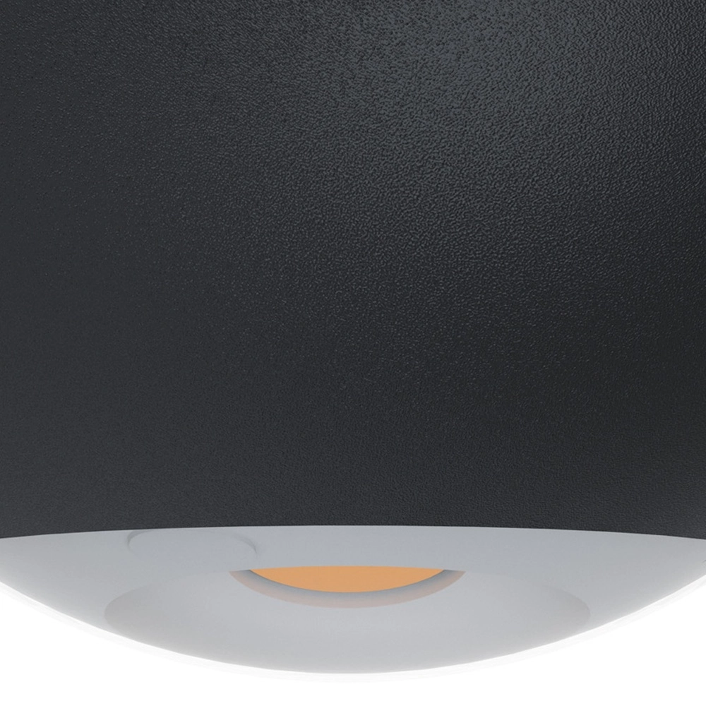 Sleek wall lamp Abugo Black Eglo 9002759755478
